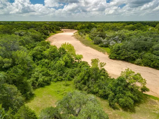 a view of an ocean from a yard