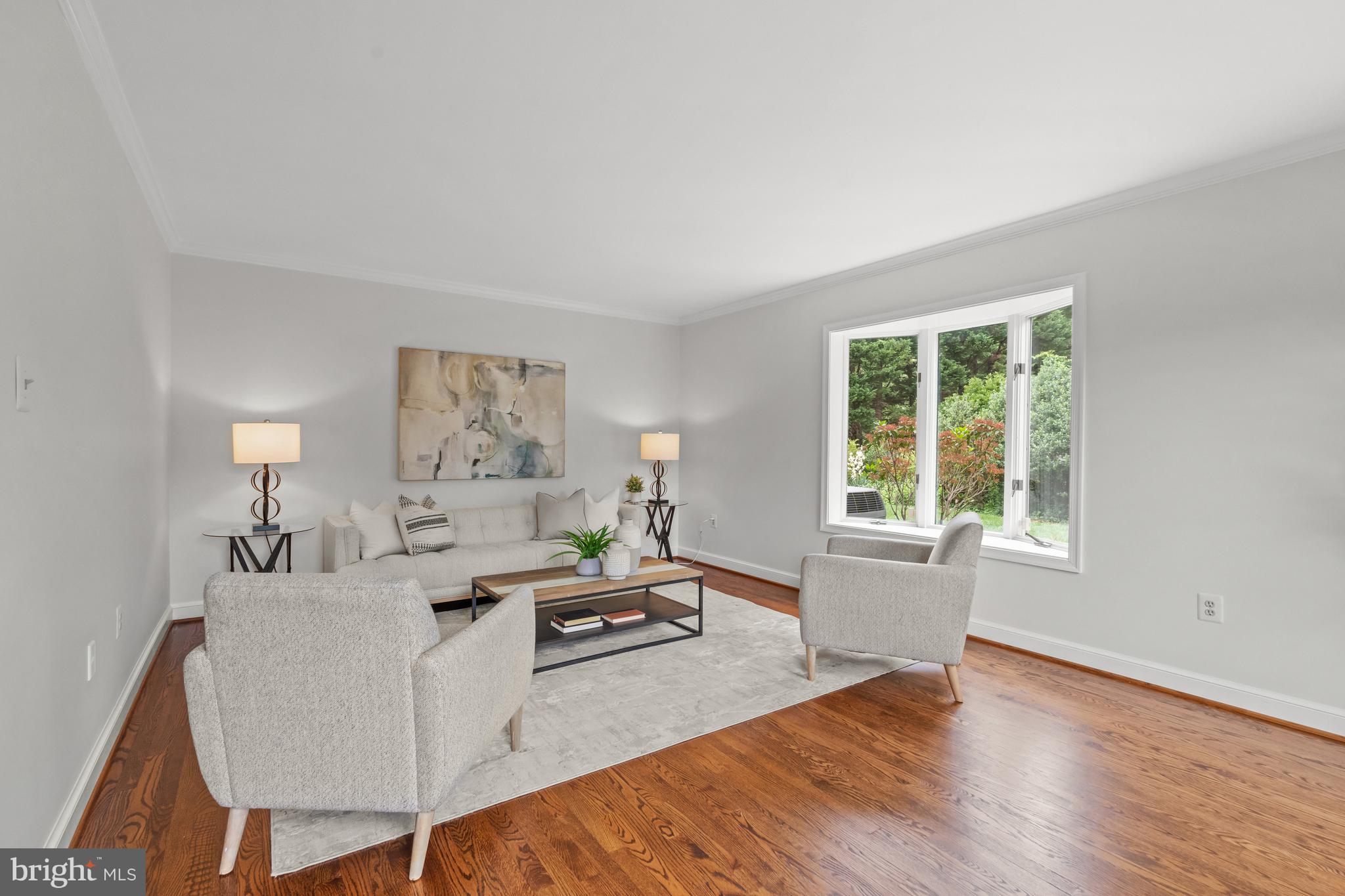 8205 Falstaff Road McLean, VA 22102 - Photo 3 of 51 The Living Room, complete with bay windows