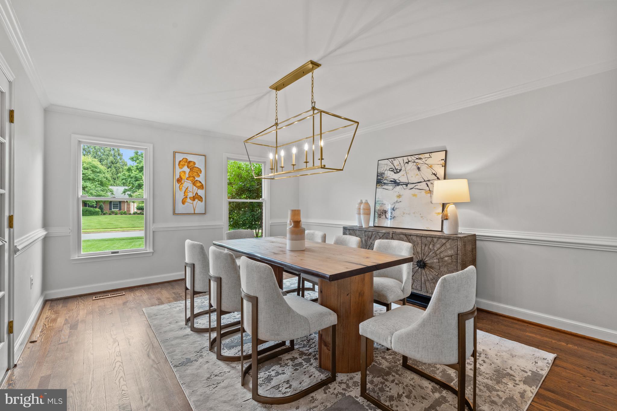 8205 Falstaff Road McLean, VA 22102 - Photo 6 of 51 The Dining Room, featuring French Doors