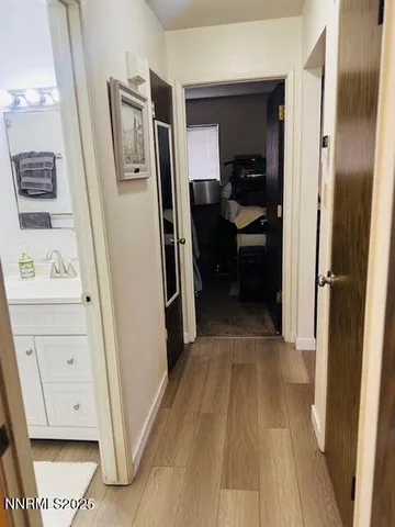 a view of a walk in closet