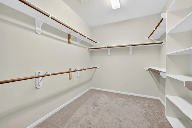 a view of walk in closet