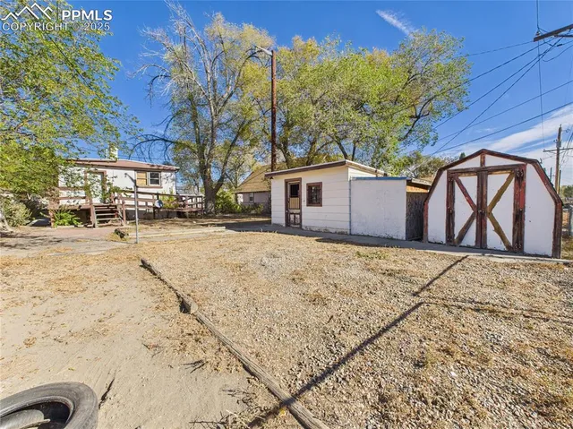 a house with a outdoor space