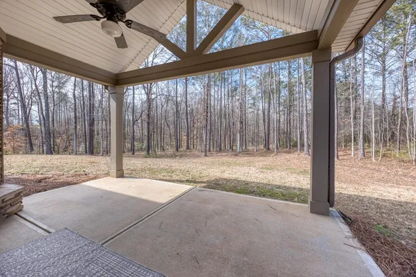 a view of large house with a outdoor space