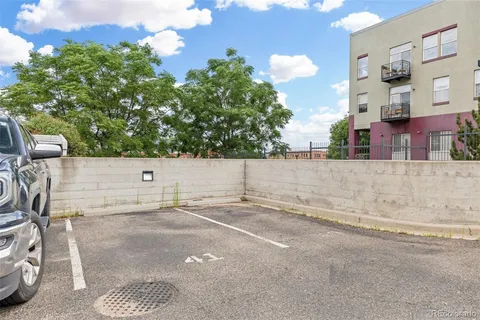 a car parked in front of a building