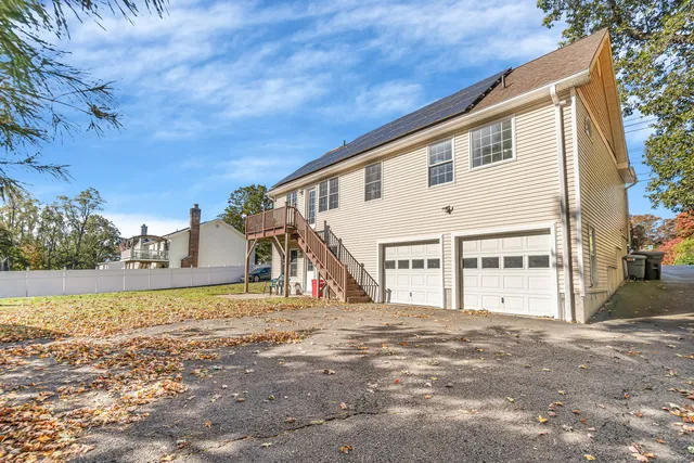 a view of a house with a outdoor space