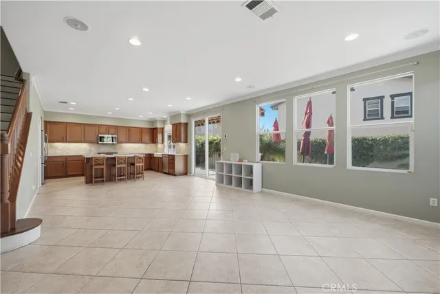 a living room with furniture and window