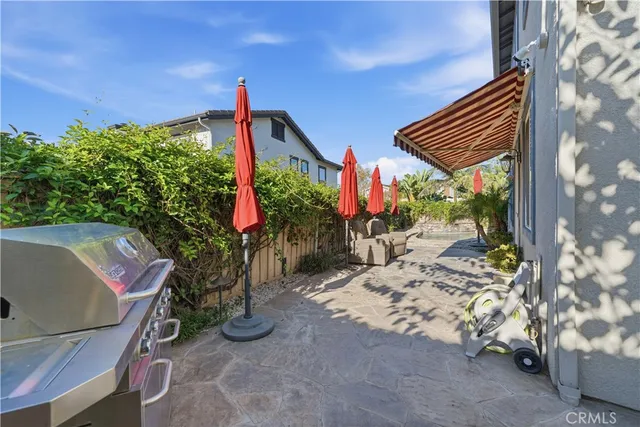 a view of an outdoor sitting space