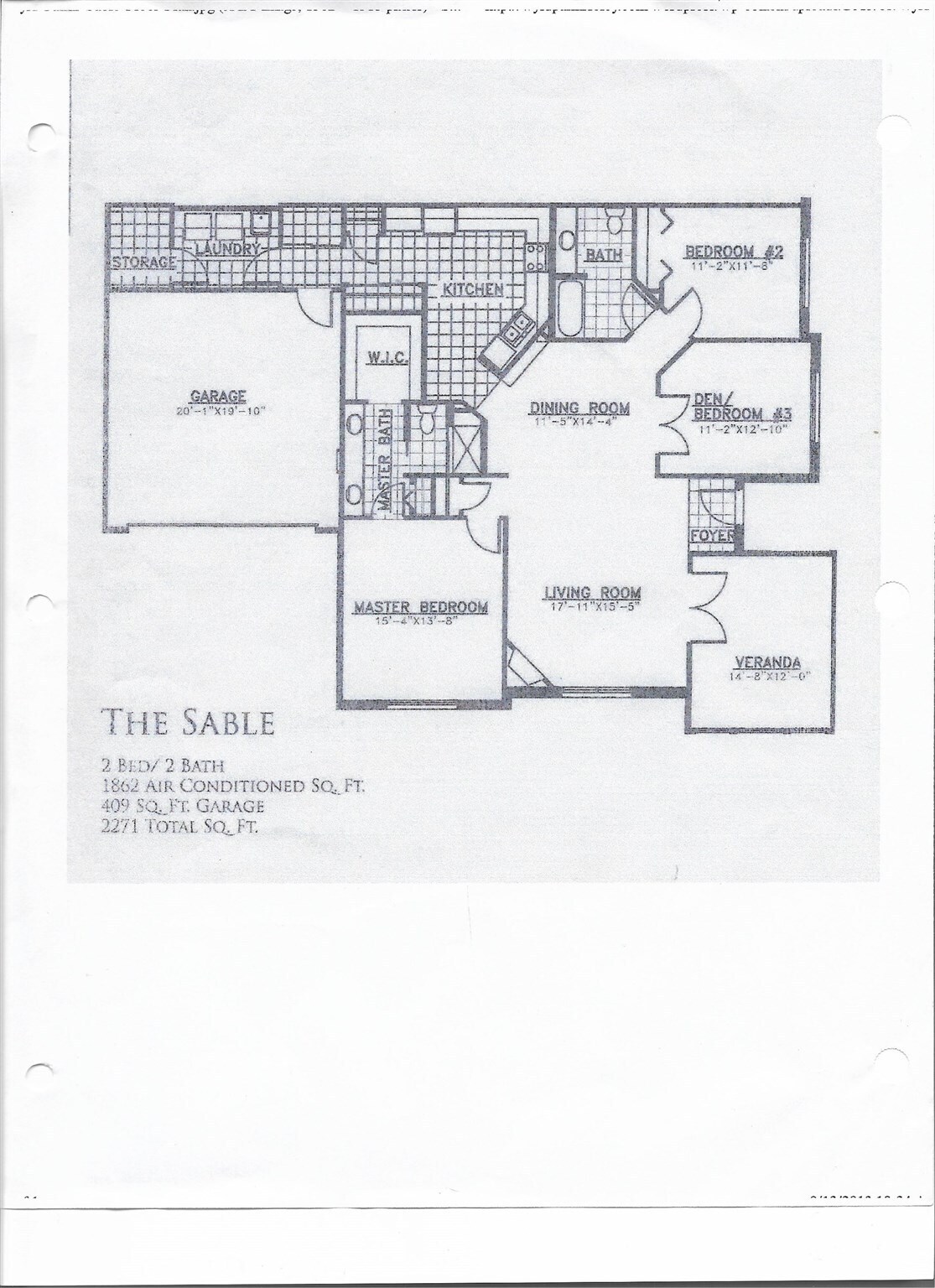 204 Wyld Palms Drive, Unit 204 Foley, AL 36535 - Photo 34 of 34 Floor plan