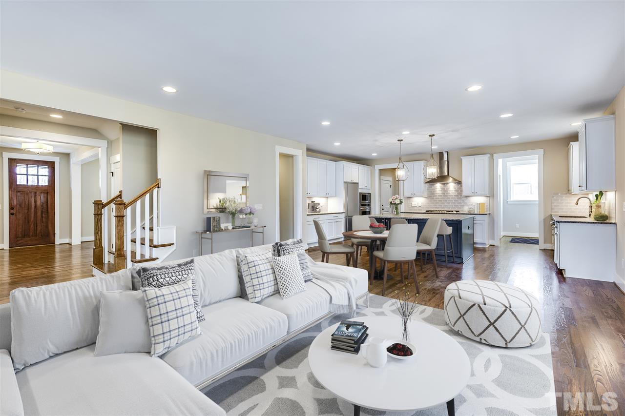 1416 Baileys Run Court Raleigh, NC 27606 - Photo 11 of 21 Open to breakfast nook and kitchen. Makes for the prefect place to have family time.