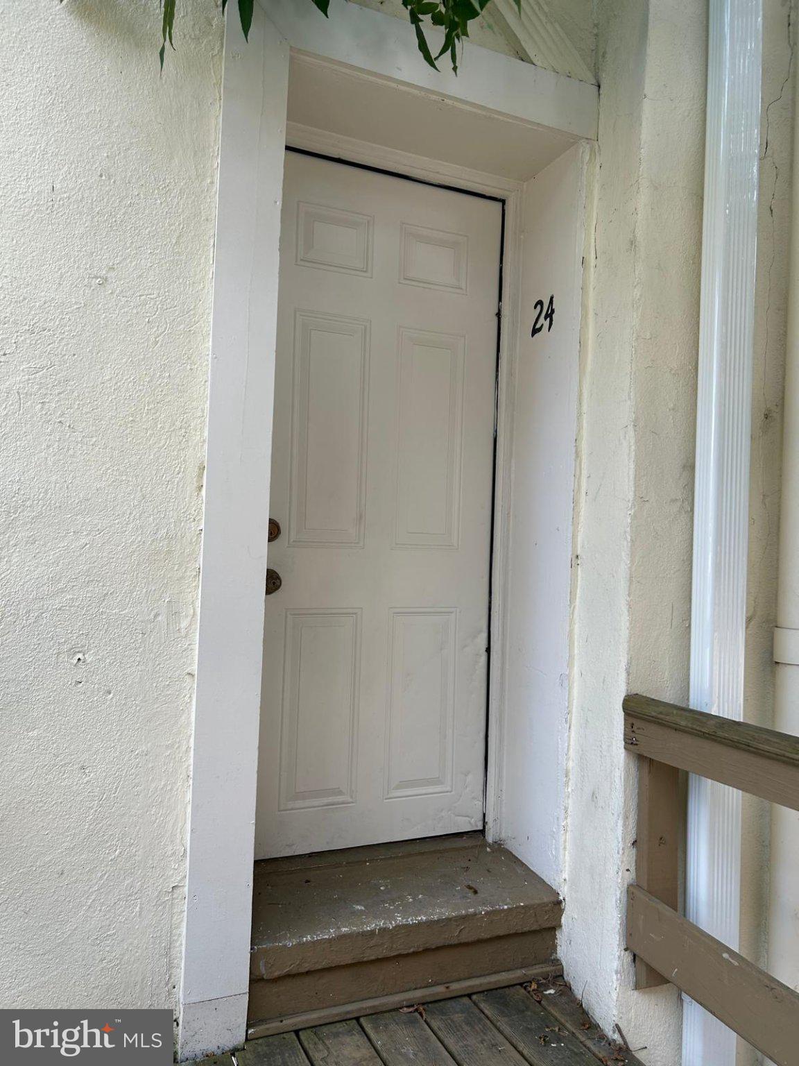 Inviting entrance to home sweet home.