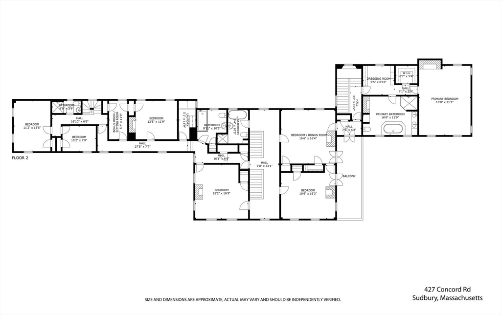 427 Concord Road Sudbury, MA 01776 - Photo 42 of 42 a view of a balcony with floor