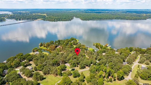 a view of a lake with a lake