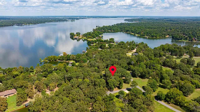 a view of a lake with a lake