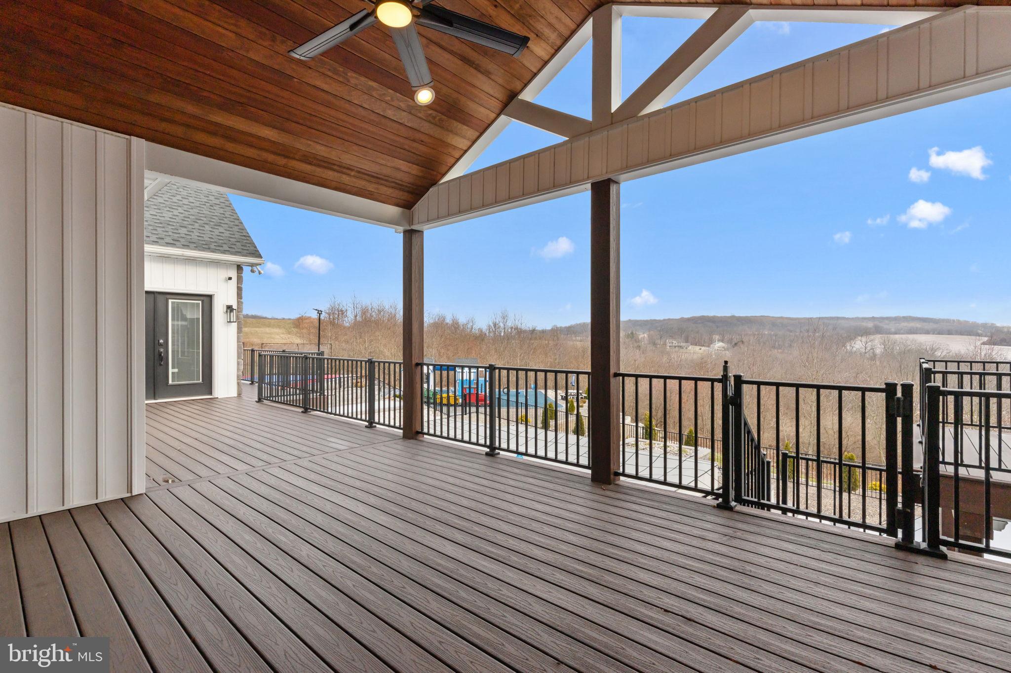 176 Fenstermaker Road Kutztown, PA 19530 - Photo 145 of 149 Spacious deck with stunning hillside views.
