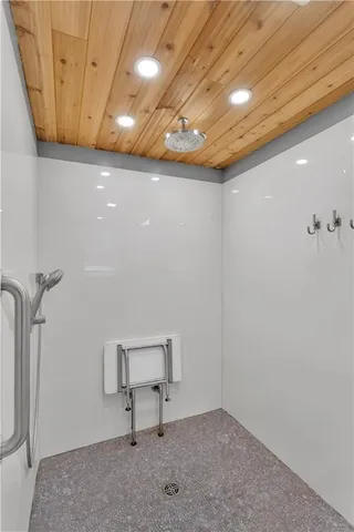 a view of an empty room