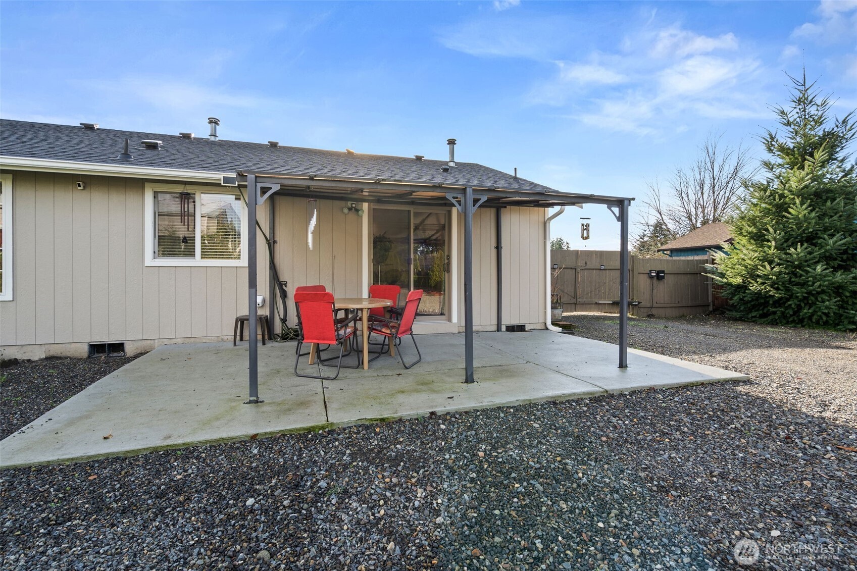 5916 187th Lane Southwest Rochester, WA 98579 - Photo 25 of 39 a view of a house with backyard and porch