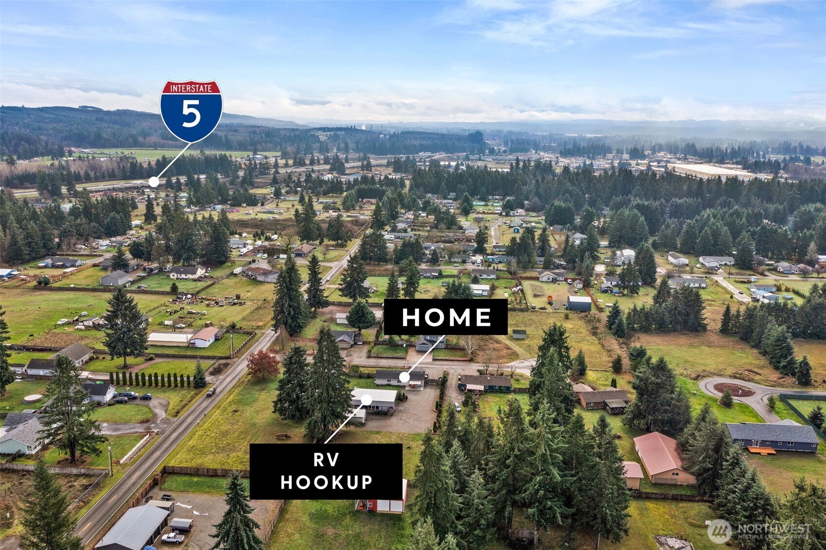 5916 187th Lane Southwest Rochester, WA 98579 - Photo 33 of 39 a view of a city