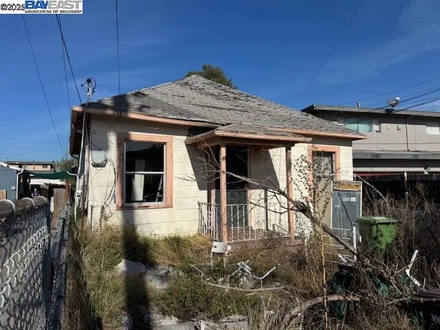 a view of a house with roof deck