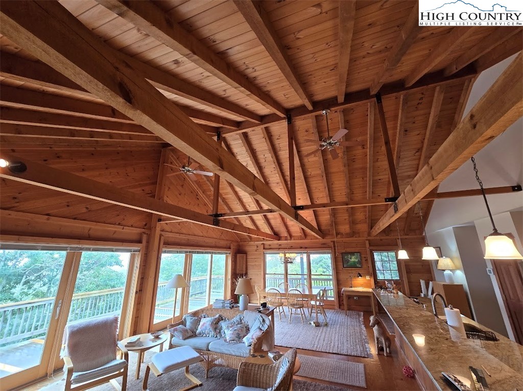 979 Wagon Road Warrensville, NC 28693 - Photo 36 of 50 a view of a living room with furniture