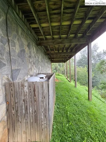 a view of a backyard of a house