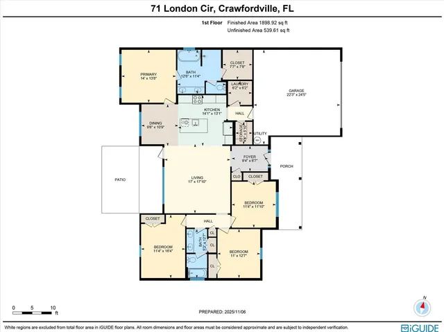 $385,000 | 71 London Circle, Crawfordville, FL 32327