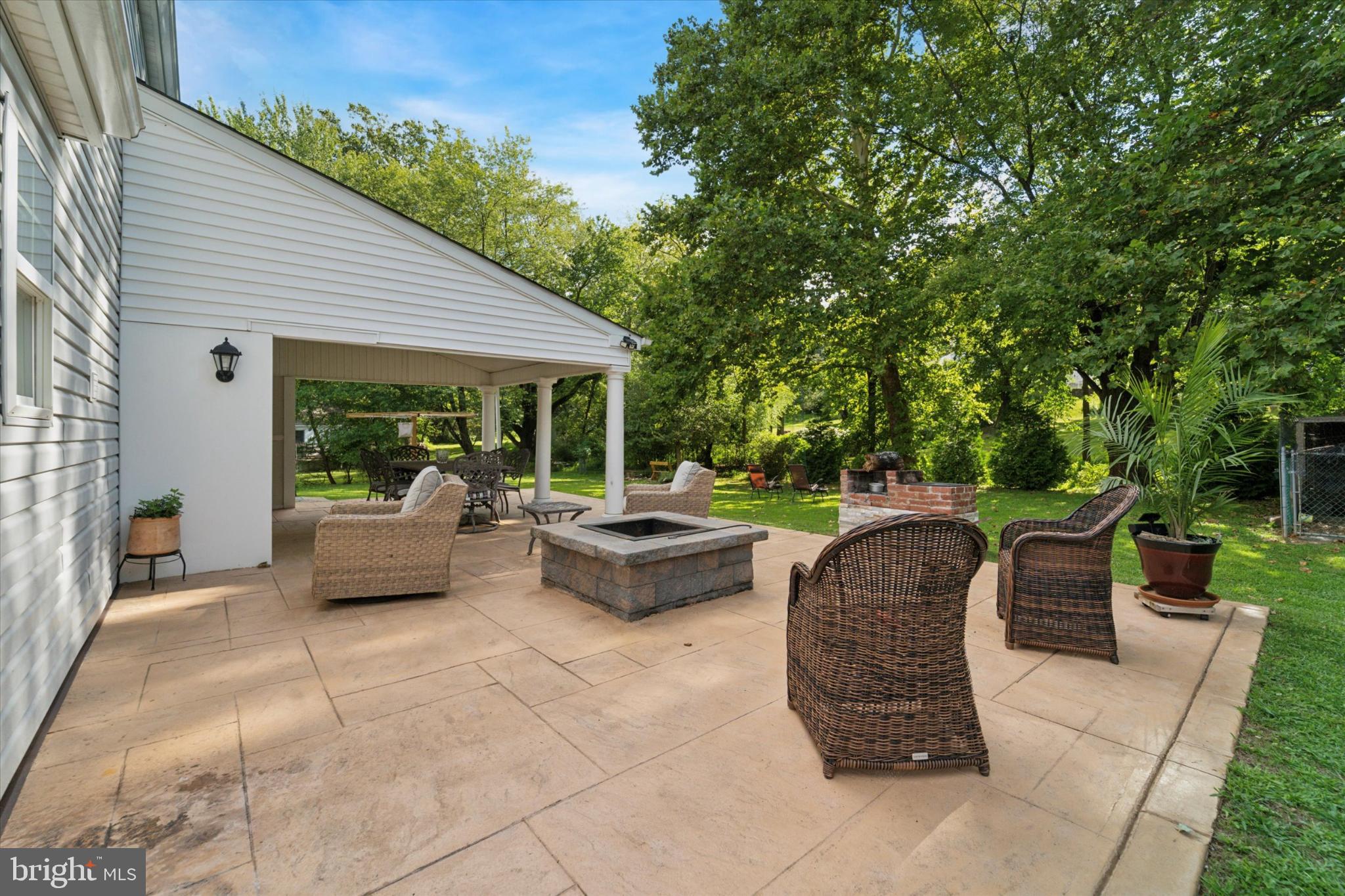 735 Spring Hill Road Feasterville-Trevose, PA 19053 - Photo 26 of 34 Serene outdoor retreat with cozy seating.