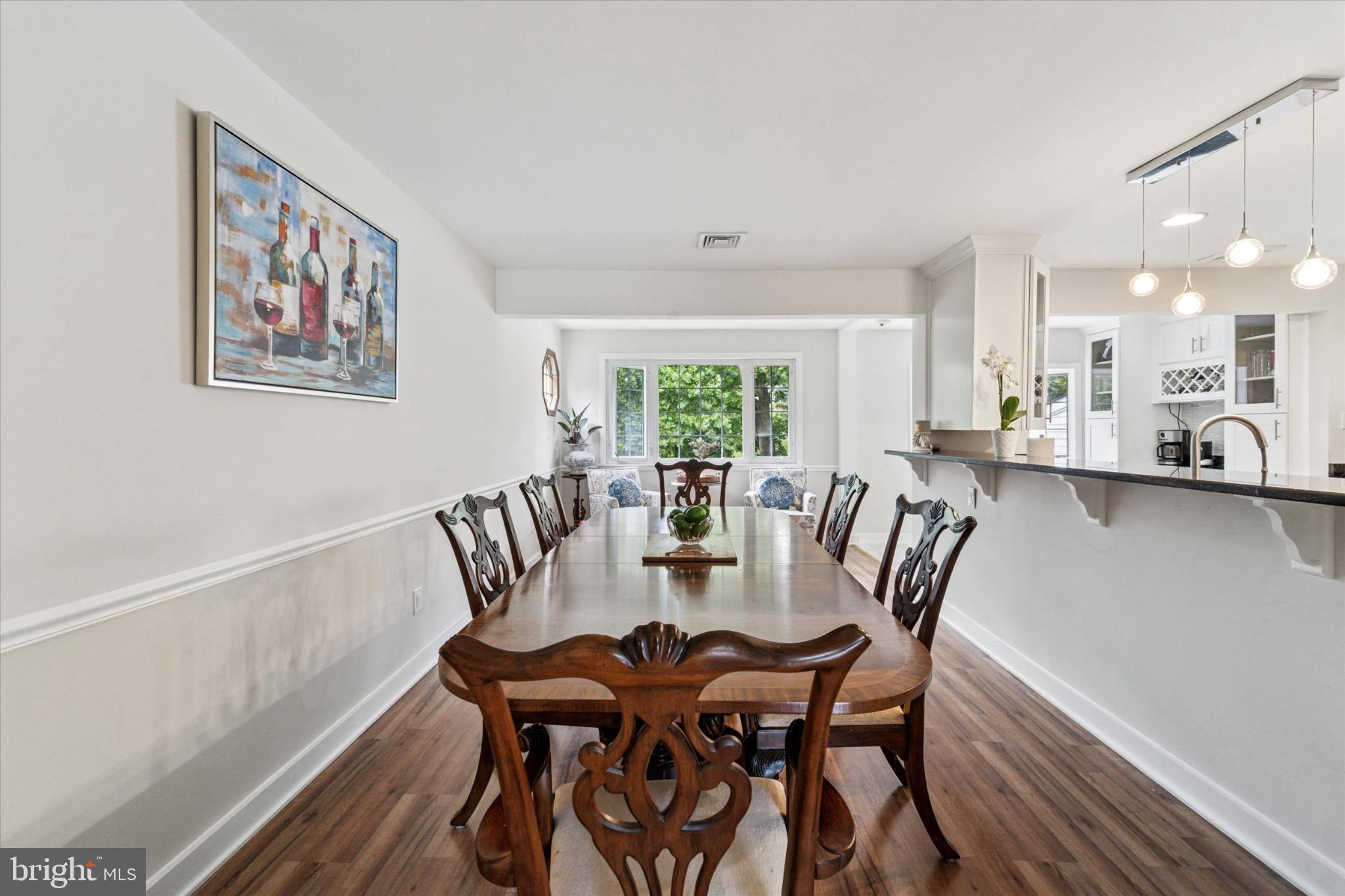 735 Spring Hill Road Feasterville-Trevose, PA 19053 - Photo 7 of 34 Elegant dining space with natural light.