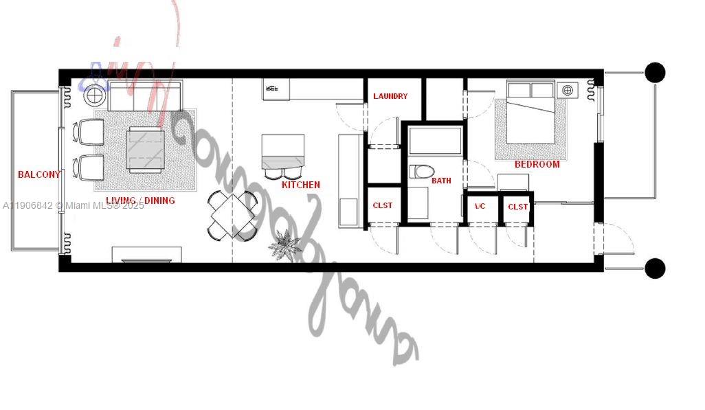 6000 Collins Avenue, Unit 528 Miami Beach, FL 33140 - Photo 3 of 26 a picture of a bench in a white building