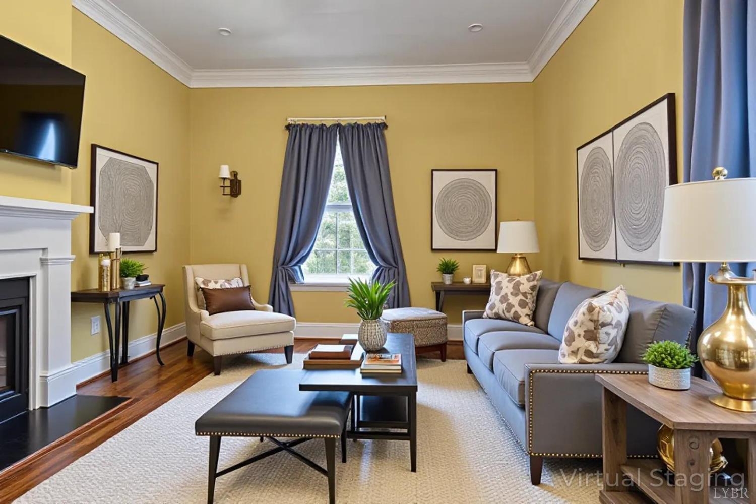 236 South Main Street Chatham, VA 24531 - Photo 4 of 34 Living Room STAGED