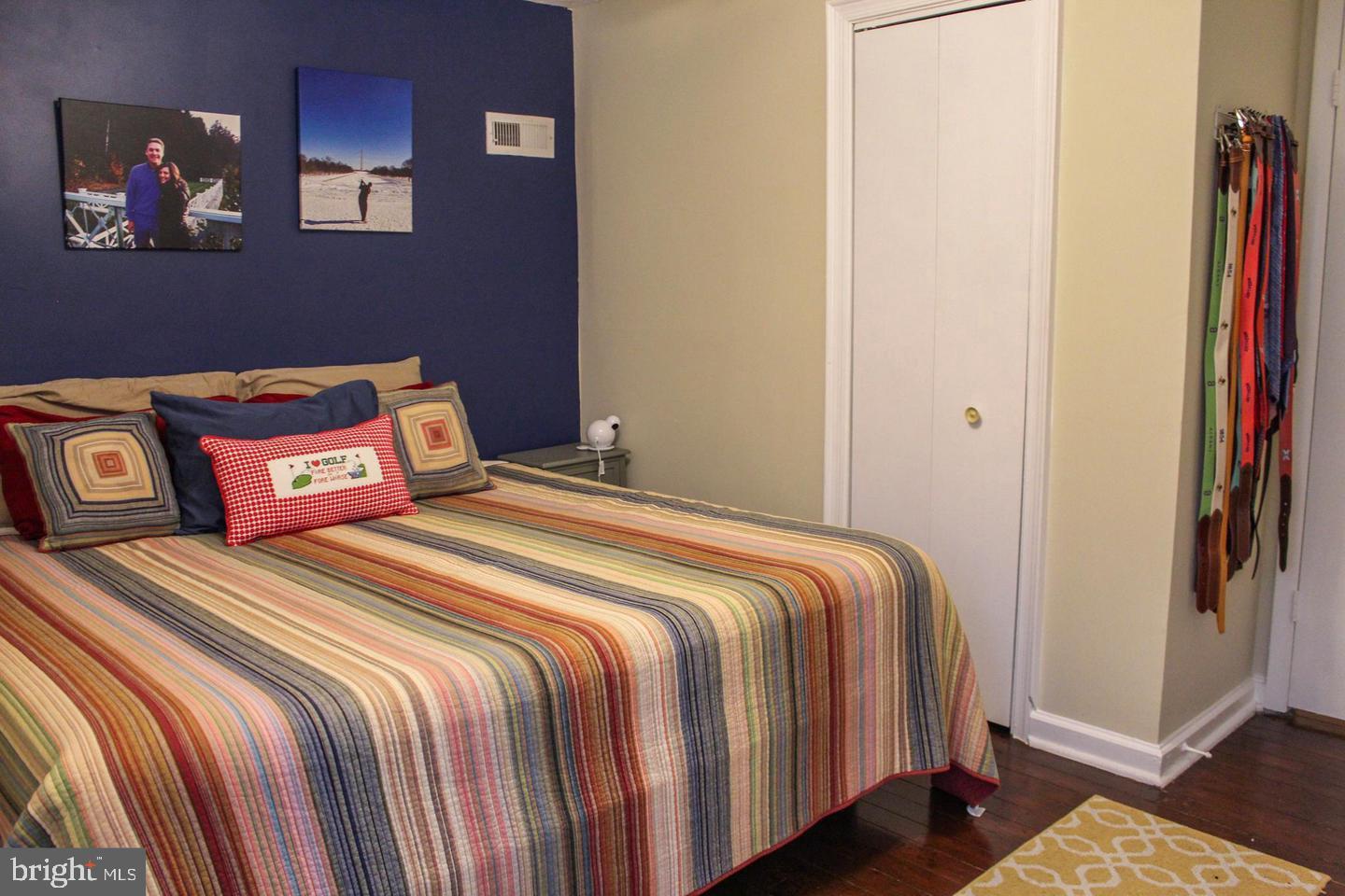 3616 South Kemper Road Arlington, VA 22206 - Photo 8 of 24 a bedroom with a bed and a painting on the wall
