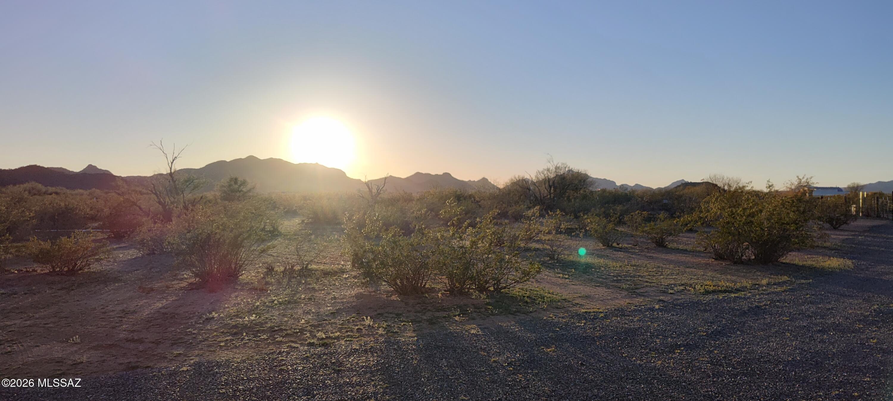 18565 West McClean Road Marana, AZ 85653 - Photo 37 of 37 a view of a dry yard with mountains in the background