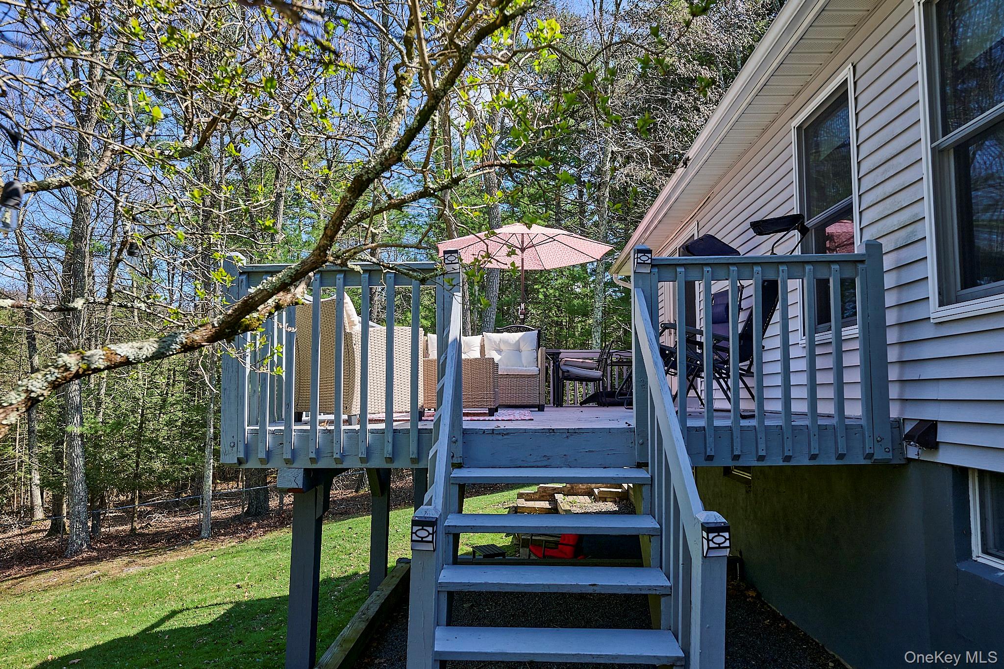 39 Pitio Road Glen Spey, NY 12737 - Photo 19 of 50 a view of balcony with deck and outdoor seating