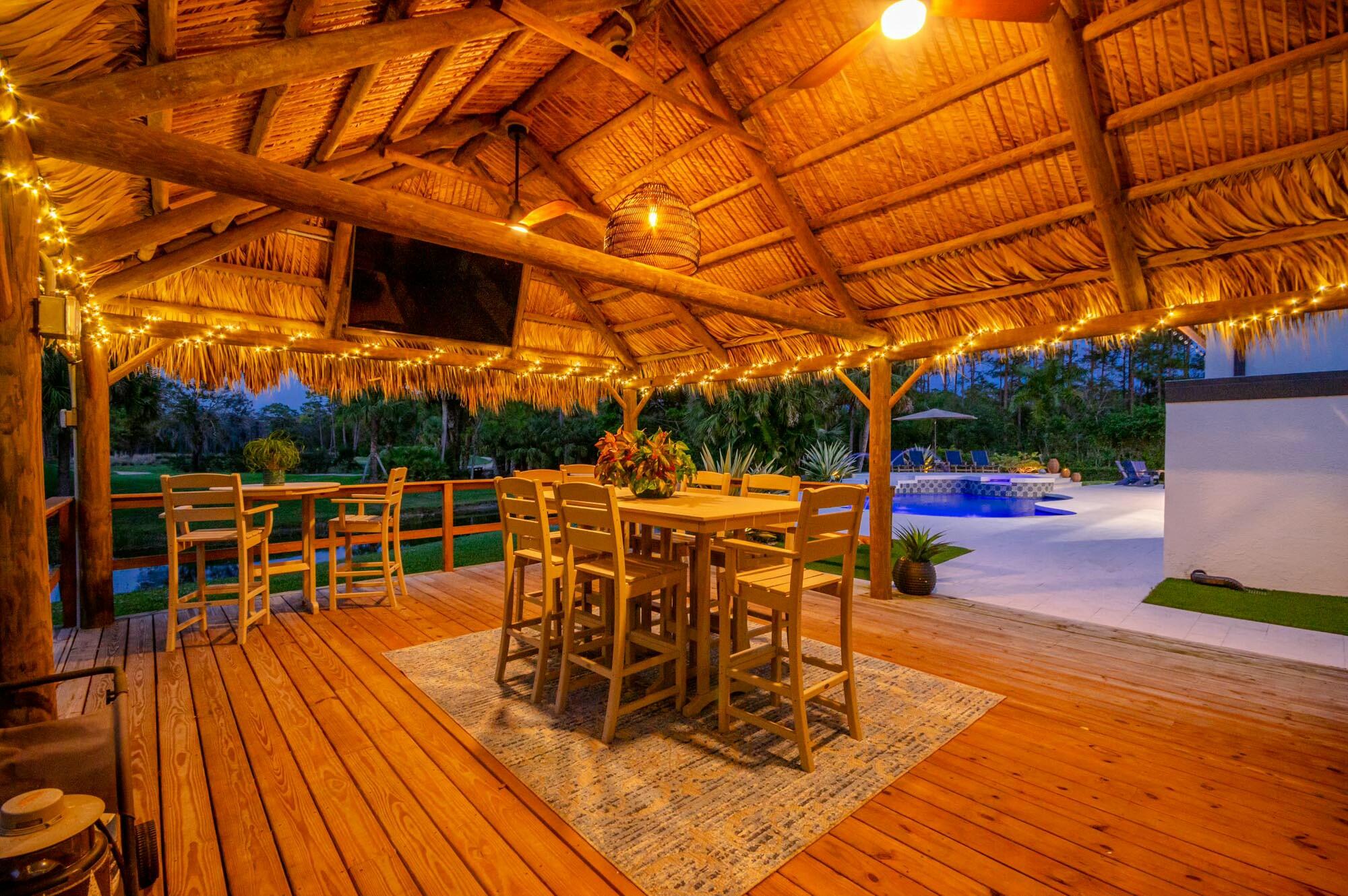 1216 Southeast Colony Way Jupiter, FL 33478 - Photo 68 of 94 Tiki Hut | Summer Kitchen