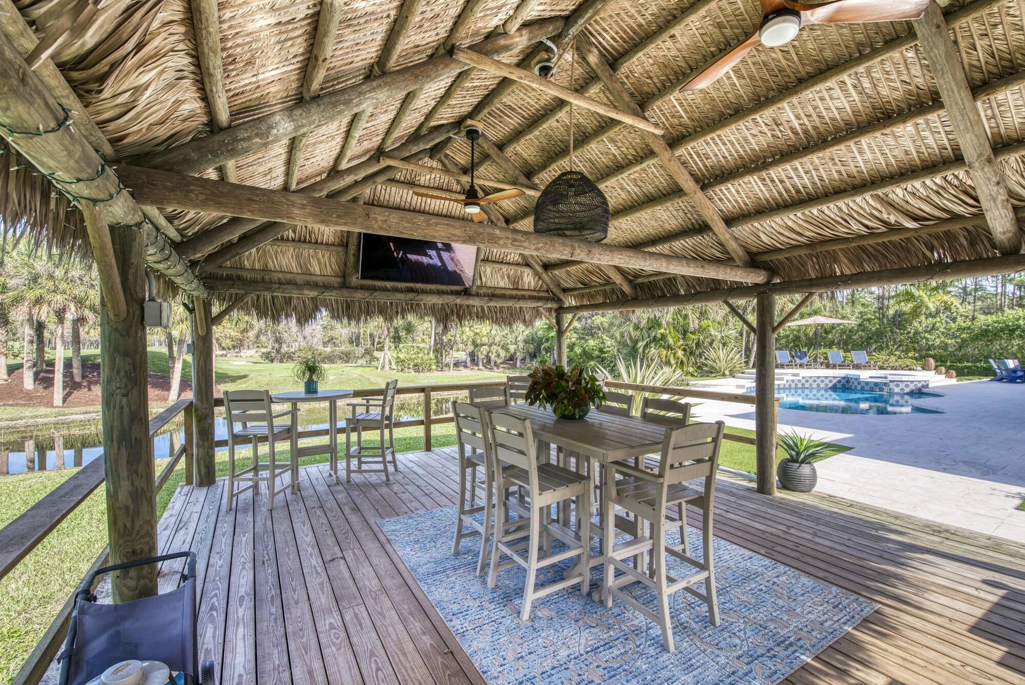 1216 Southeast Colony Way Jupiter, FL 33478 - Photo 72 of 94 Tiki Hut | Summer Kitchen