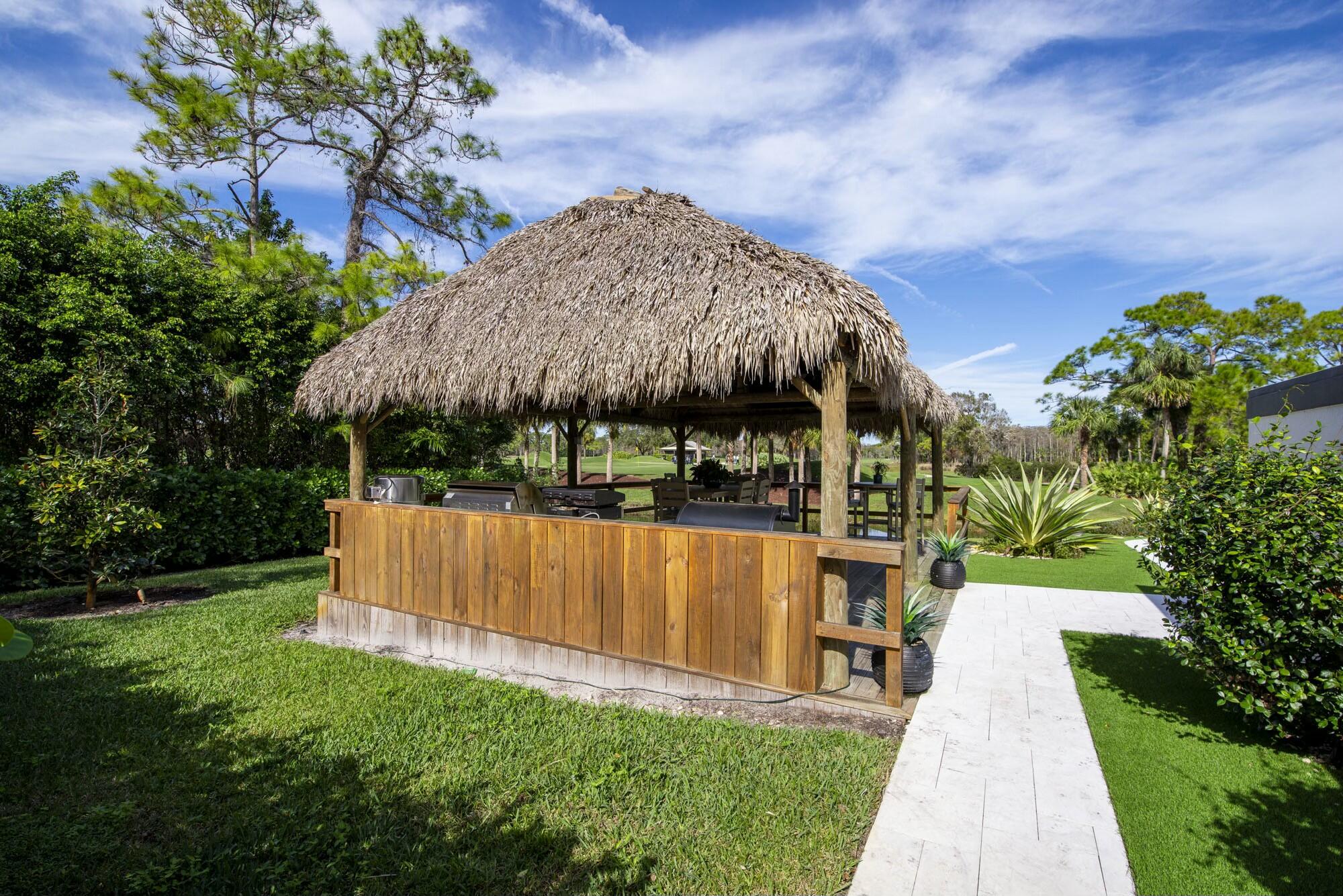 1216 Southeast Colony Way Jupiter, FL 33478 - Photo 75 of 94 Tiki Hut | Summer Kitchen