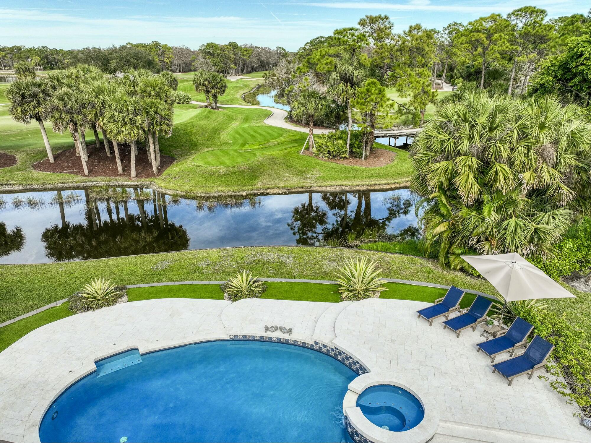 1216 Southeast Colony Way Jupiter, FL 33478 - Photo 76 of 94 Heated Saltwater Pool & Spa