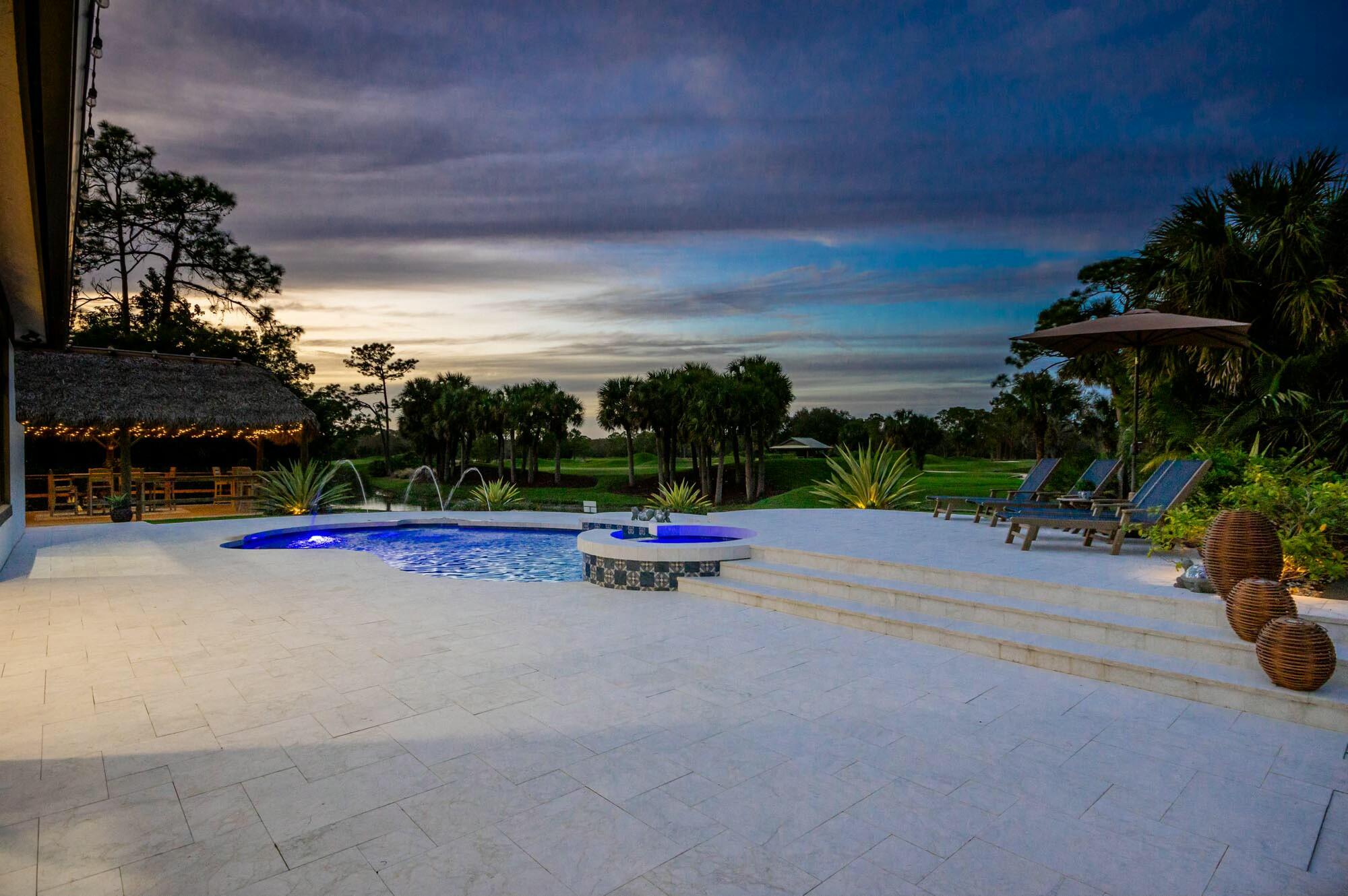 1216 Southeast Colony Way Jupiter, FL 33478 - Photo 86 of 94 Heated Saltwater Pool & Spa