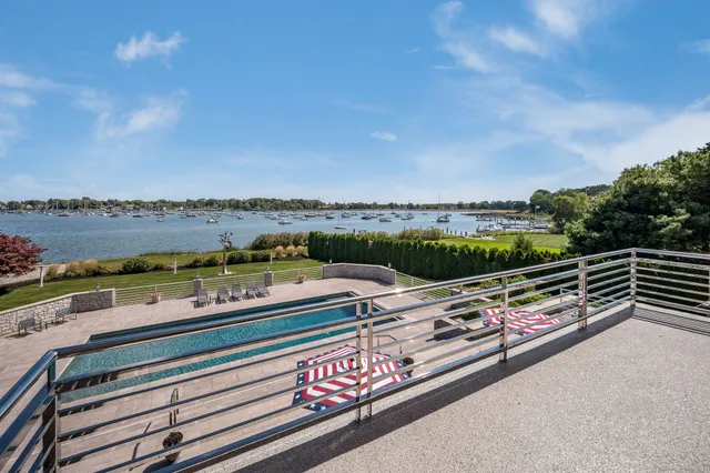 a view of city and ocean