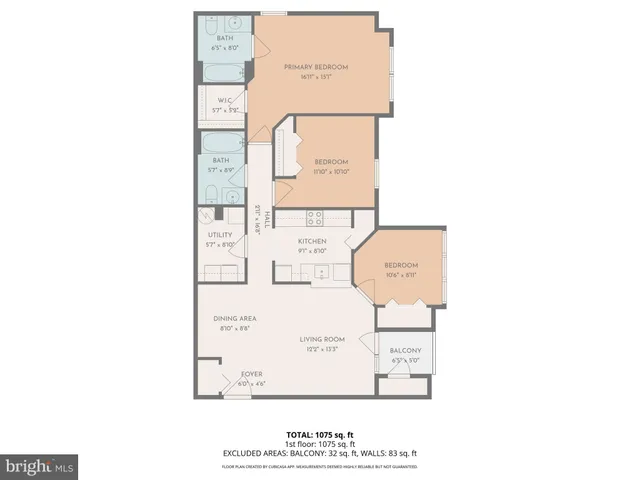 a view of a balcony with wooden floor