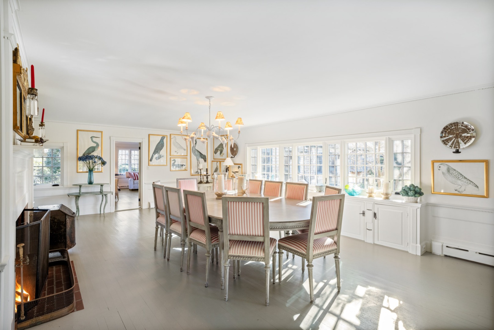85 North Reservoir Road Vineyard Haven, MA 02568 - Photo 17 of 42 a view of a dining room with furniture window and outside view
