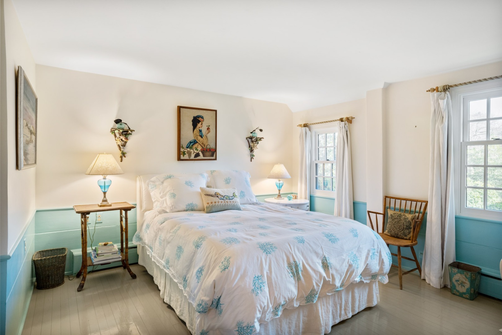 85 North Reservoir Road Vineyard Haven, MA 02568 - Photo 25 of 42 a bedroom with a bed and a window