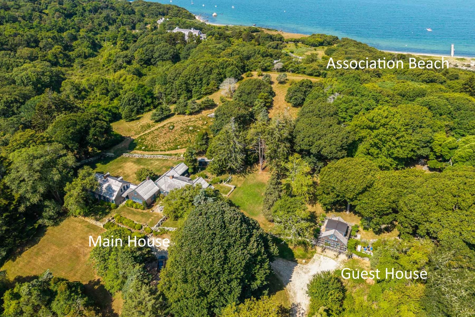 85 North Reservoir Road Vineyard Haven, MA 02568 - Photo 5 of 42 a view of a garden