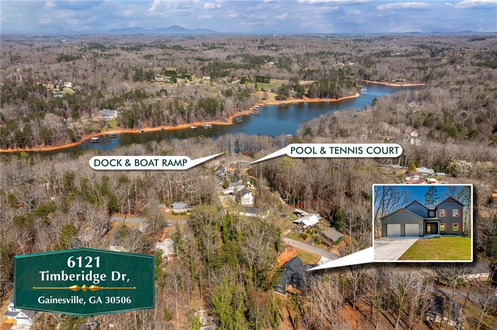 6121 Timberidge Drive Gainesville, GA 30506 - Photo 2 of 44 an aerial view of residential houses with outdoor space