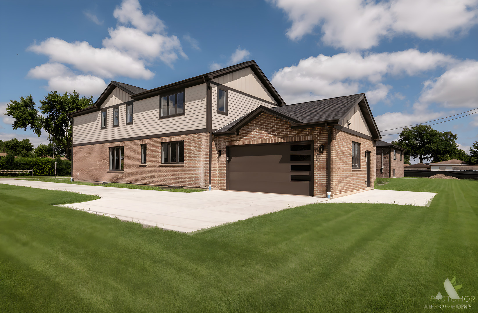 7957 West 73rd Place Bridgeview, IL 60455 - Photo 3 of 40 a front view of a house with a yard and garage