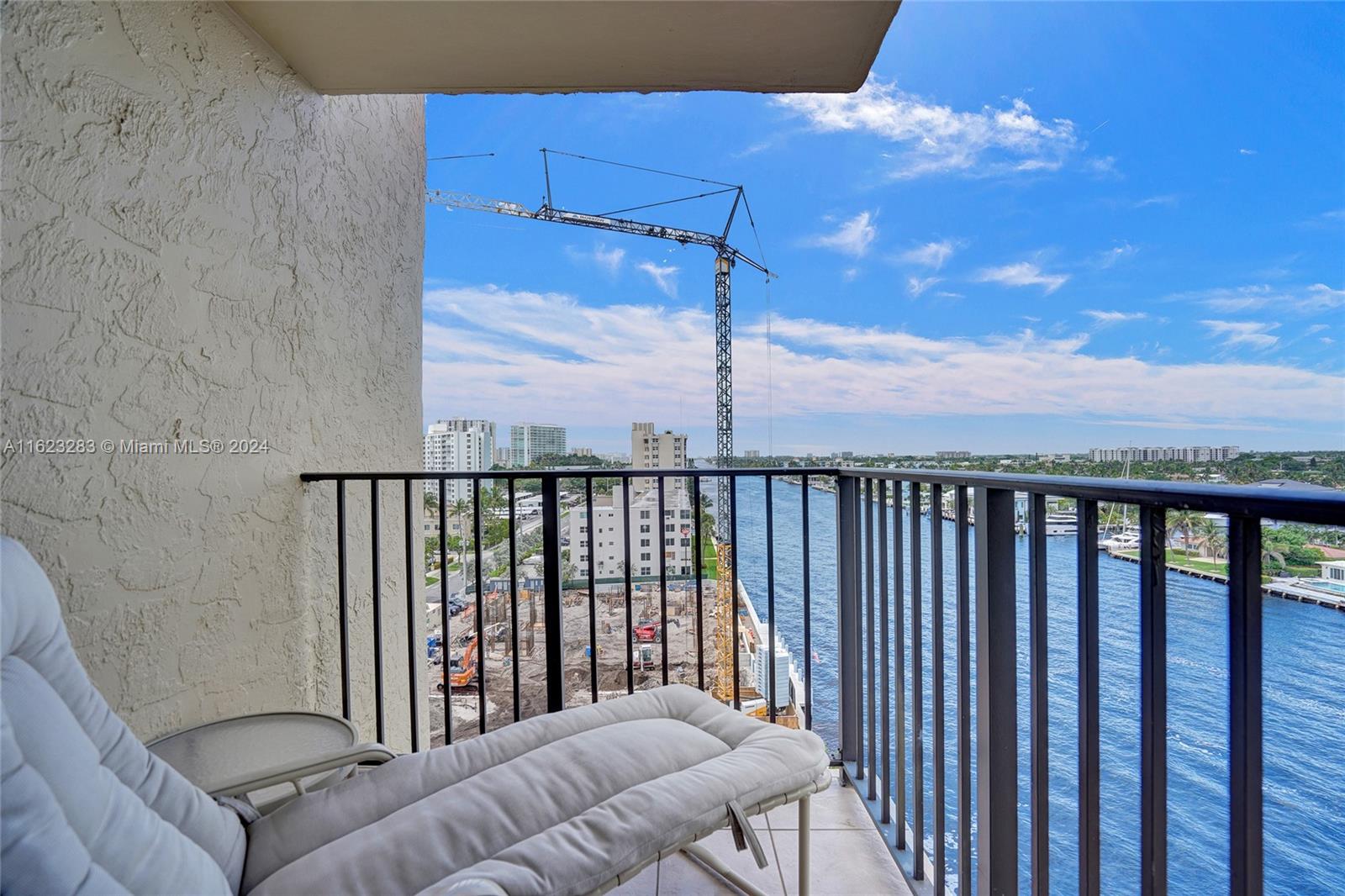 501 North Riverside Drive, Unit 902 Pompano Beach, FL 33062 - Photo 17 of 64 SPACIOUS OPEN BALCONY