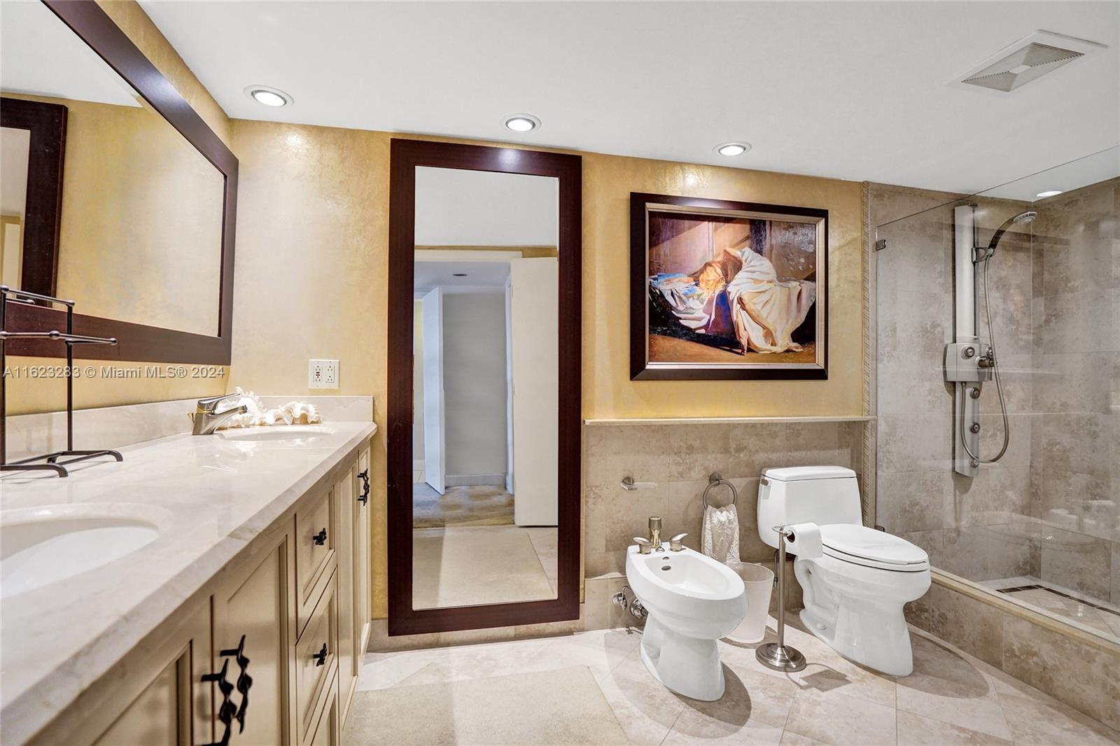 501 North Riverside Drive, Unit 902 Pompano Beach, FL 33062 - Photo 23 of 64 LUXURY PRIMARY BATH WITH BIDET