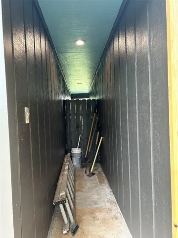 a view of a elevator