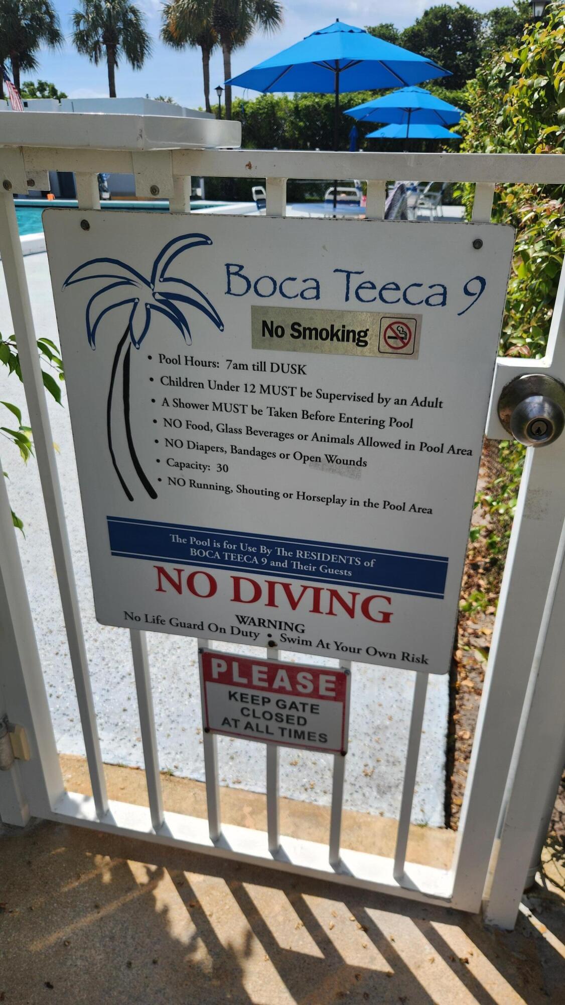 6500 Northwest 2nd Avenue, Unit 311 Boca Raton, FL 33487 - Photo 10 of 43 Pool rules
