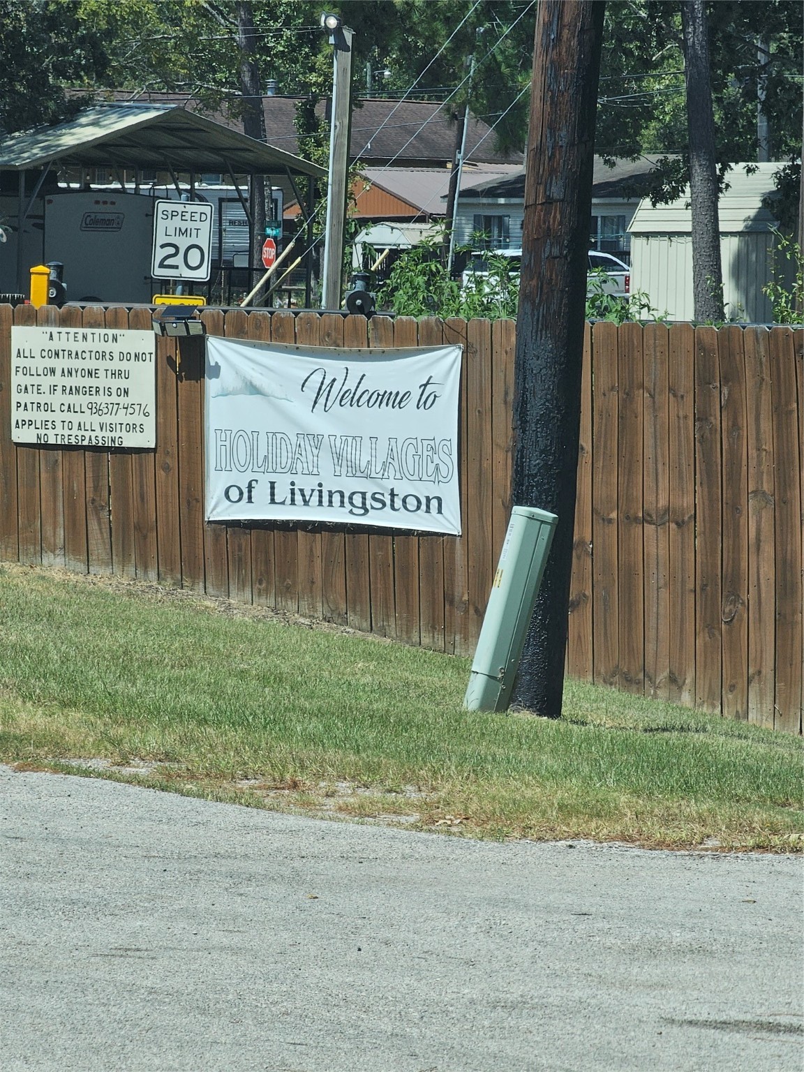 0 Roatan Drive Point Blank, TX 77364 - Photo 25 of 26 a view of a park with welcome board