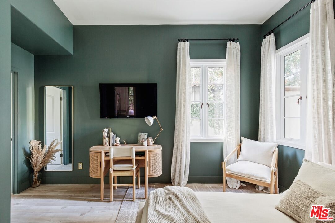 1436 Ethel Street Glendale, CA 91207 - Photo 23 of 47 a bedroom with a bed and a chair